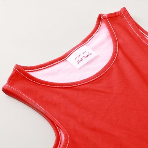 HH Family Girls 4th of July Dress Patriotic American Flag Outfit Kids Clothing4