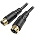 Cables Unlimited AUD-2000-99 S-Video SVHS Male to Male 4-Pin Cable (100 Feet, Black)