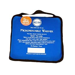 K&H Pet Products Microwavable Pet Bed Warmer, Multi-Purpose Heated Warming Pad for Cats and Dogs, Place Inside Any Pet's Favorite Bed, No Electricity Needed - 9 X 9in Blue