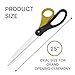 Big Ribbon Cutting Ceremony Kit - 2 Color 25 Inch Giant Black and Gold Scissors for Grand Opening and Box for Special Events Inaugurations and Business Openings