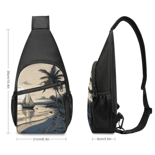 Bolso bandolera ligero para pesca y senderismo unisex miniatura 2