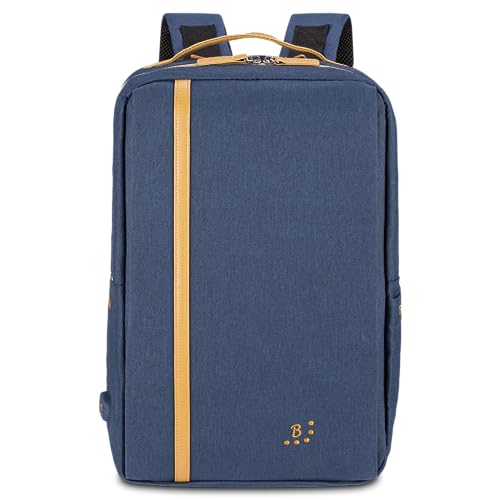BIEN - Manhattan - Mochila inteligente premium - 19l, Compartimento para ordenador portátil, USB, 0,88kg, Correas ergonómicas, Correa para equipaje, Bolsillo de seguridad, Azul