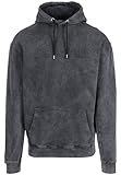 gorilla wear crowley oversized men's hoodie - washed gray - s