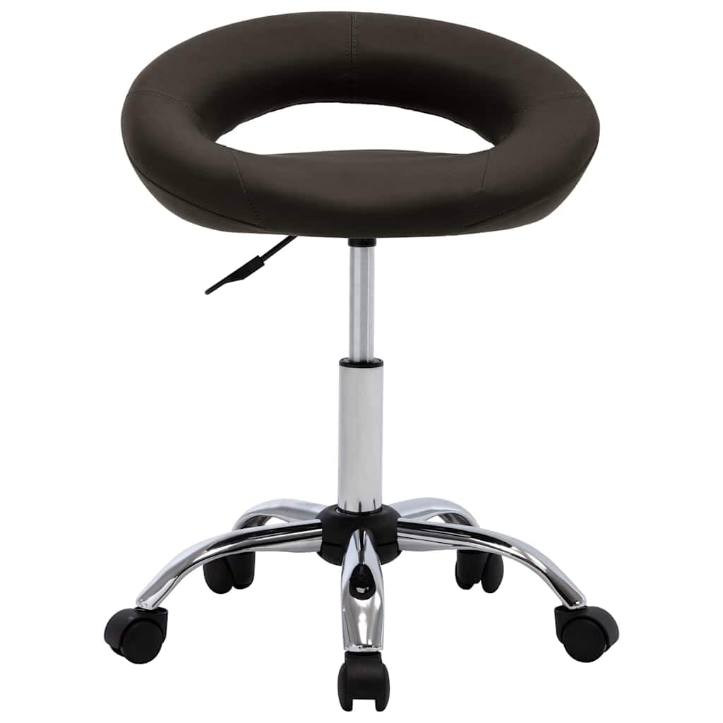 Chaise de travail pivotante en cuir synthétique réglable en hauteur
