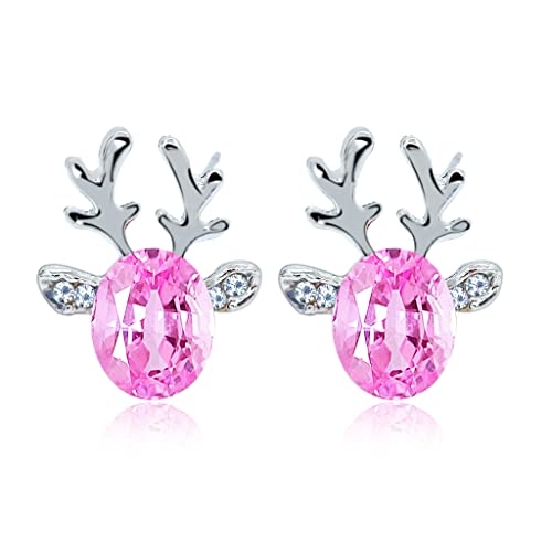 Boucles d'oreilles cerf cadeau idéal filles et femmes HJMMHX