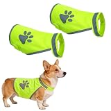LUFFLOK 2 Piezas Chaleco Reflectante de Seguridad para Perro
