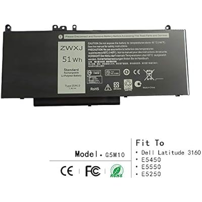 Cheap K Kyuer G5m10 Battery Replacement Laptop Battery Compatibale With Dell Latitude 14 E5450 Latitude 15 E5550 Notebook 15 6 Fit For 8v5gx R9xm9 Wyjc2 1ky05 Price Comparison For K