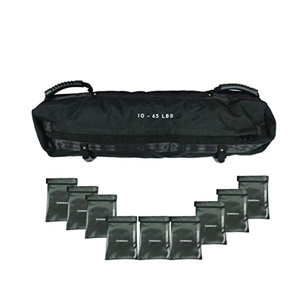 SLR-Heavy-Duty-sandbags-for-Fitness-Holds-10-to-65-LBS-with-9-Inner-Sandbags-Great-Weight-Bag-for-Crossfit-Training-with-SIX-Reinforced-Handles-Sand-NOT-Included SLR Heavy Duty sandbags for Fitness Holds 10 to 65 LBS with 9 Inner Sandbags - Great Weight Bag for Crossfit Training with SIX Reinforced Handles - Sand NOT Included