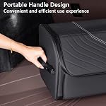 TOPABYTE Car Trunk Organizer with Lid Capacity Collapsible Bag Black, Small - Image 4