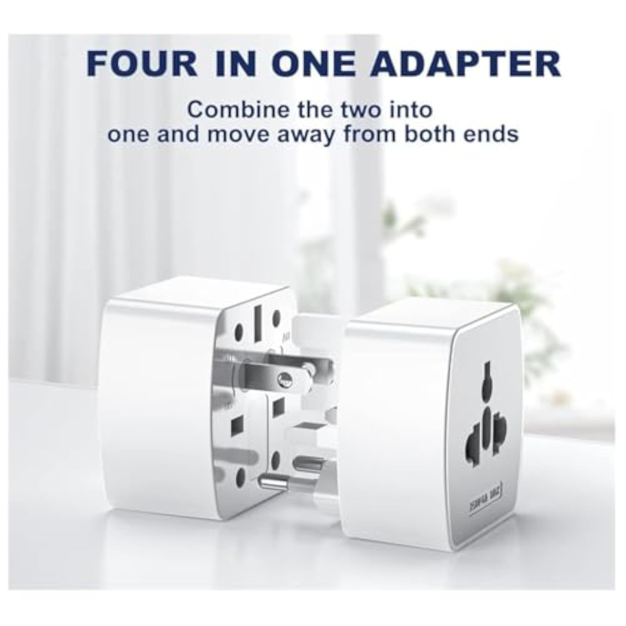 Universal Travel Plug Adapter - Compact 110-250V