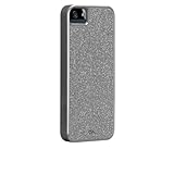 【キラキラ ラメ】 Case-Mate 日本正規品 iPhoneSE / 5s / 5 Glimmer Case, Silver グリマー ケース シルバー 【デュアルレイヤー スリム】 CM022460