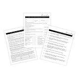 Microneedling Intake Forms, Consent, Aftercare Instructions | 75pk 25 of Each | Skin Rejuvenating Microneedling | Anti Aging, Anti Wrinkle | 8.5 x 11” Client Intake Signature Minimalist Black White