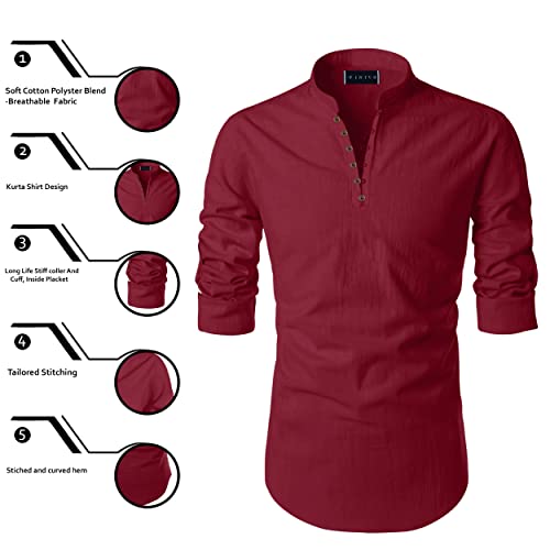 Image of Zombom Men's Solid Regular Fit Shirt