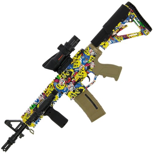 Gelsoft Rifle Gell Ball Blaster Gun Semi Full Auto Electric USB 25m Range Elite Toy + 10k ammo - Image 2