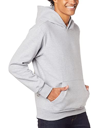 Hoodie Moletom Capuz E Canguru Simples, Reserva, Masculino, Cinza Mescla, G