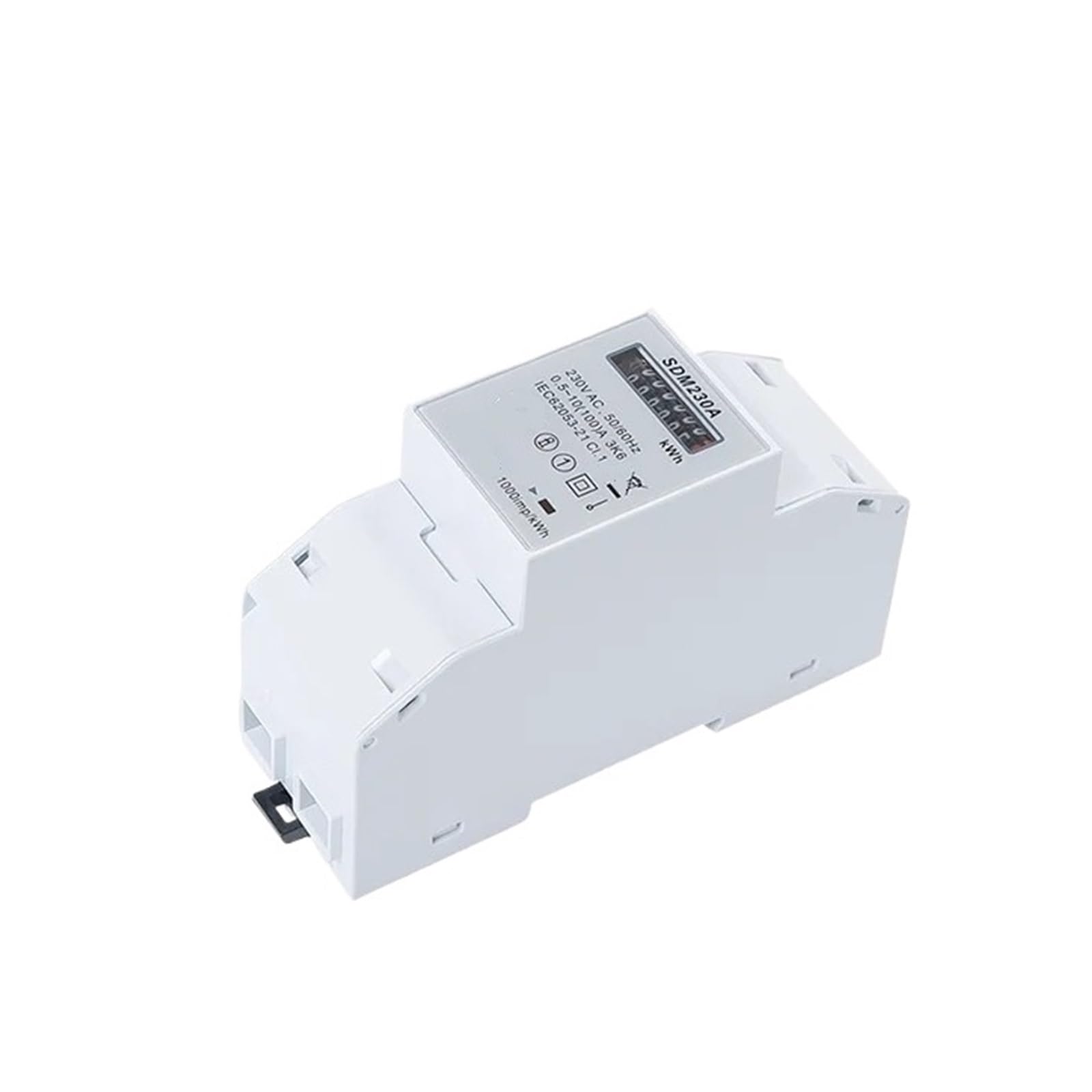 PXQCHAVLN SDM230A Single Phase Energy Meter 220/230V Pulse Output 2P /Power/Watt Direct Connection 100A