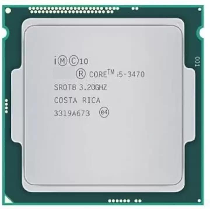 Core i5-3470 (i5 3rd Generation) Desktop Processor, 3.2 GHz Quad-Core, 6 MB Cache, LGA 1155 Socket, HD Graphics 2500