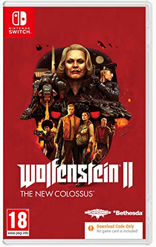 Wolfenstein II The New Colossus - Código de descarga - Switch - Formato : Nintendo