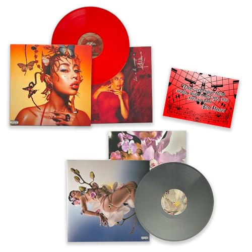 Kali Uchis Color Vinyl Collection: Red Moon In Venus (Red) / Orquideas (Silver) / + Including Bonus Art Card