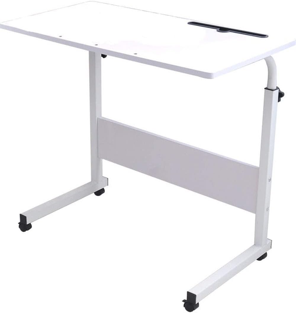 Adjustable Office Desk White 80X40X90Cm