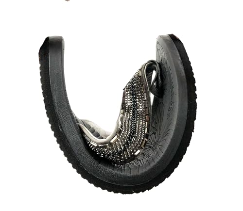 Image of REDVOLUTION New Women's Rhinestone Sandals High | Low Platform T-Strap Jewel Sandals High Wedge Flip Flops