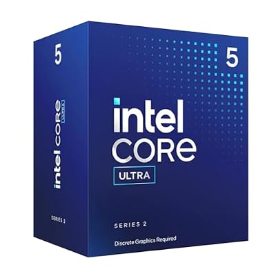 Intel® Core™ Ultra 5 Desktop Processor 225F 10 cores (6 P-cores + 4 E-cores) up to 4.9 GHz
