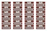 Durevole e resistente Adesivi: 150 x 50 mm, 4 pezzi – Gruppo 8 – Liquidi infiammabili – Banderola – Marcatura conduttiva – secondo DIN 2403 – Lingua: tedesco – NaOH