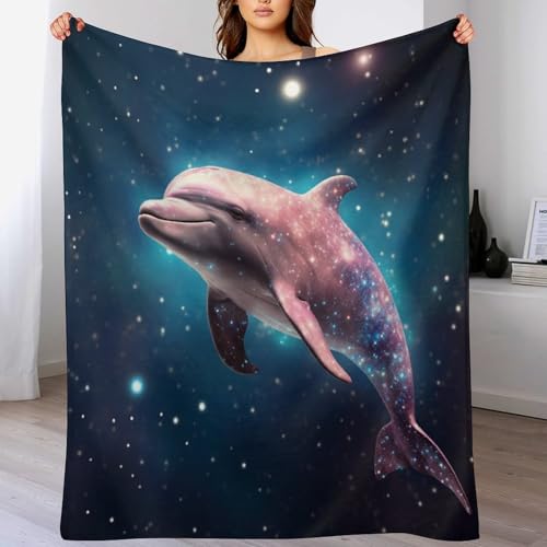 Manta de delfín mullida de forro polar para cama y sofá de franela 2