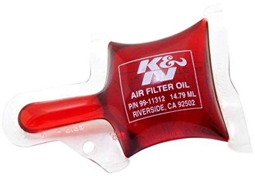 K&N Air Filter Oil: 0.5 Oz; Restore Engine Air Filter Performance and Efficiency, 99-11312