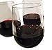RV Camping Wine Glasses - Stemless - Set of 4 - Tritan Plastic - BPA and EA Tritan Plastic - Heavy Duty - Shatterproof - Unbreakable - 16oz - Pool Accessories - Lake House