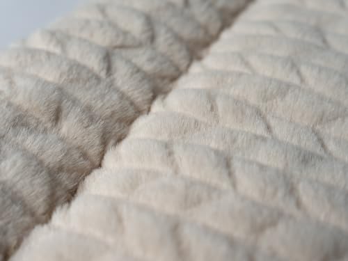 TrendPet Hundedecke Heaven gefütterte Liegedecke, Wendedecke für Hunde und Katzen, Beige
