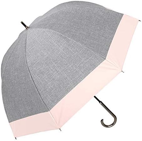 Amazon 100 完全遮光 99 ではダメなんです Rose Blanc 日傘 晴雨兼用 Uvカット 1級遮光 撥水 ブランド おしゃれ レディース かわいい 母の日 ラージサイズ 60cm コンビ ダンガリー アクリル手元 6cb 19 D ダンガリーグレー ピンク 長傘 通販