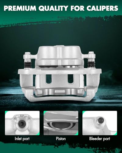 Image of SCITOO Front Left Brake Caliper With Bracket 18B5056 Compatible For Chevy Captiva Sport 12-15, For Chevy Equinox 07-09, For Pontiac Torrent 07-09, For Saturn Vue 08-10, For Suzuki XL-7 07-09