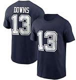 Gridiron Grip Caleb Downs Football T-Shirt Cotton Jersey 100% Cotton (US, Alpha, Medium, Navy)