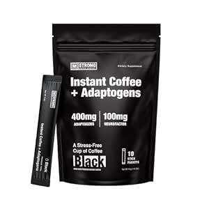 Strong Coffee Company Instant Black Coffee (10 Servings)