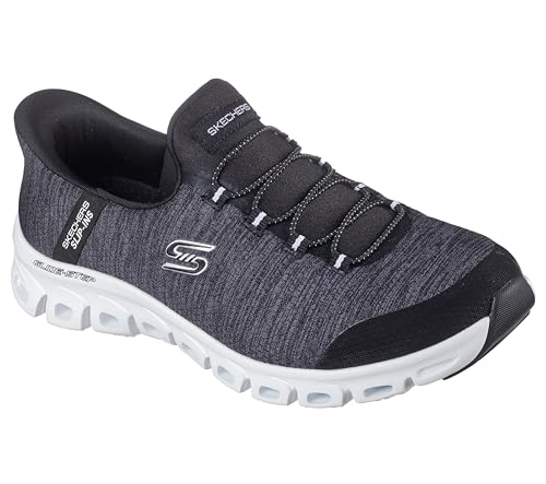 Skechers fB[X Glide-Step-Peak nYt[ Xb| Xj[J[, Bkw=ubN/zCgB, 9.5 Wide