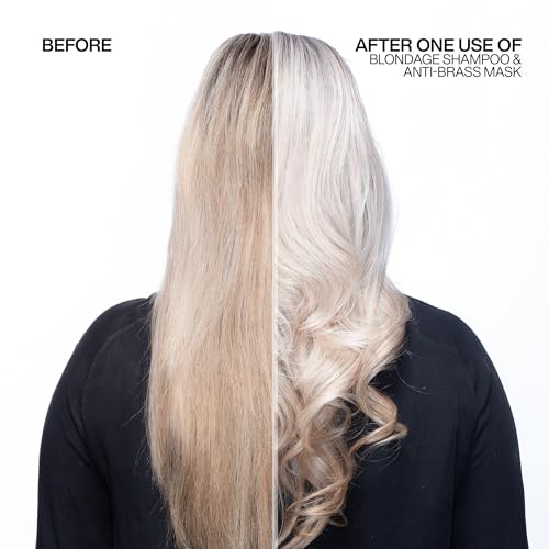 L'Oreal Professionnel Redken Blondage Purple Shampoo For Blonde, Bleached or Highlighted Hair - Neutralizes Brassy Tones With Salicylic Acid, Color Depositing