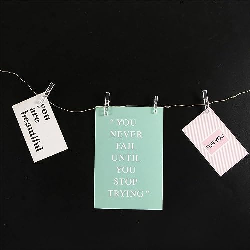 Clipes de fotos transparentes mini clipes de plástico transparentes, mini prendedores de roupa, clip