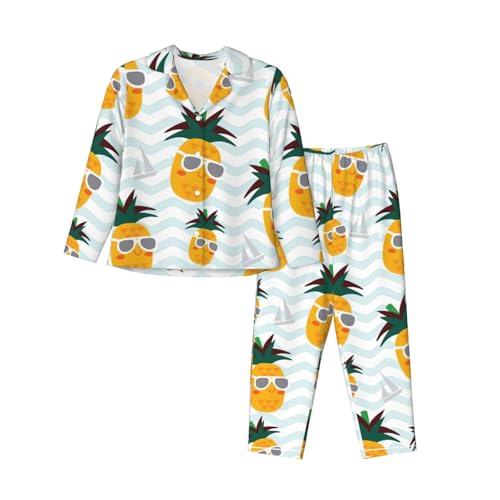 Pyjama à manches longues pour femme parfait pour cocooning à la maison