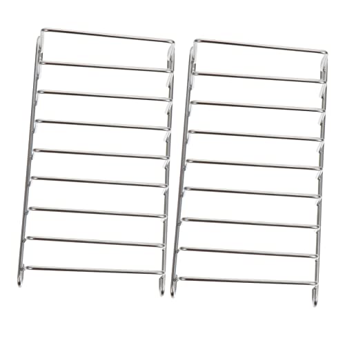 Lista de Soportes para tostadas - los preferidos. 44 STOBAZA Rejillas para Freidora de Aire de Pan 2 Piezas Soporte de Acero Inoxidable para Horno Soporte para Tostadas Suministros para Hornear Estables Y Fáciles de Usar
