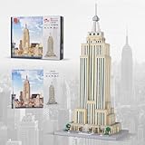 STMIGAIBLOCKS 3819PCS New York Empire State Micro Mini Building Blocks Set,Commemorative Architectural Model Building,Unique Choice for 14+ Kids or Adults