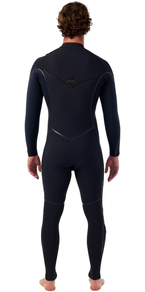 O'NEILL 2025 Uomo Hyperfreak Fire 3/2+mm Chest Zip Muta 5660 - Black/Black