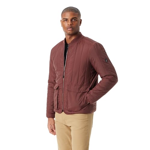 BASS OUTDOOR Men's Reversible Liner Bomber Jacket with Pocket on Both Sides Standard3