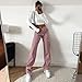 Lepunuo Cargo Pants for Women High Waisted Casual Pants Baggy Stretchy Wide Leg Y2K Streetwear with 6 Pockets Purple Gray