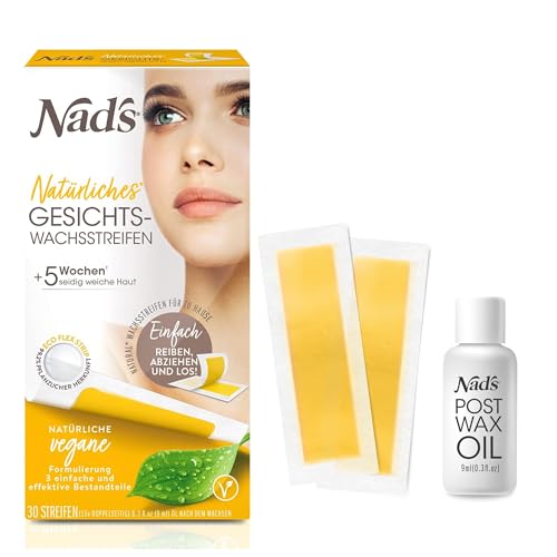 Nad’s Kaltwachsstreifen Gesicht Frauen