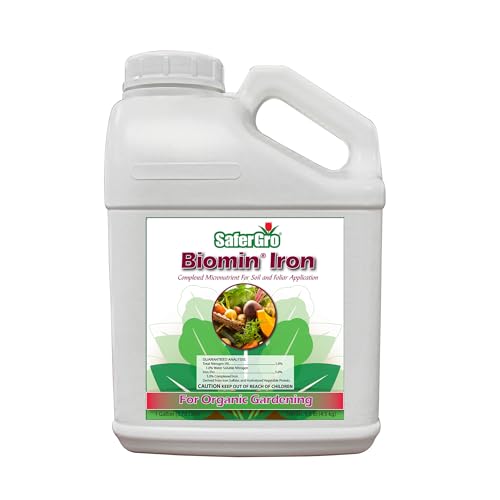 SaferGro Biomin Iron Organic Liquid Fertilizer 1 Gal