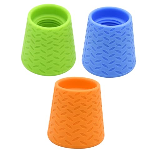 Happyyami 3pcs Portable Dog Shower Sprayer Set for Outdoor Pet Cleaning Silicone Material Easy Attach Pet Shower Attachment for Thorough Fur and Skin Wash After Outdoor Activities