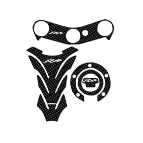 Grip de réservoir moto YZF R6 antidérapant et protection de té supérieur