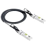 10Gtek 10Gbps SFP+ DAC Twinax Cable 1m(3.3ft), Direct Attach Copper Passive Cable for Cisco SFP-H10GB-CU1M, Ubiquiti UniFi UC-DAC-SFP+, TP-Link, Netgear, D-Link, Zyxel,Mikrotik and More