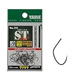YARIE(ヤリエ) STフック No.731 エリアトラウト用 バーブレス シングルフック クランク・ミノー・メタルバイブ交換フック トーナメント仕様 (33, #9)